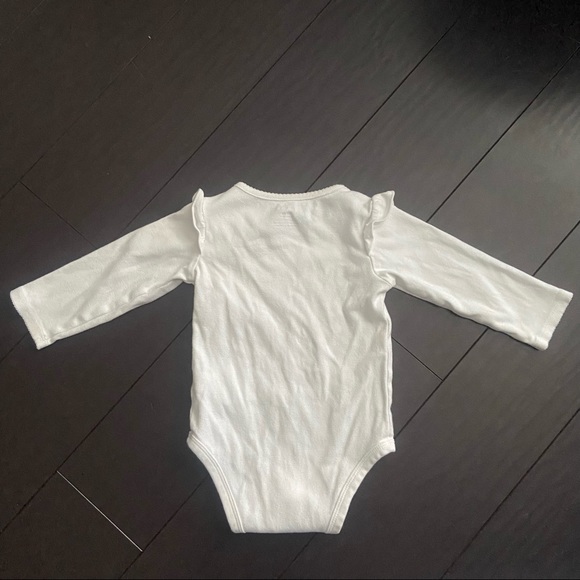 Carter’s baby girl long sleeve pocket unicorn bodysuit & tutu leggings size 18M - Picture 5 of 7